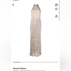 Rachel Gilbert crystal embelllished gown